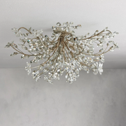 Eamon Crystal Flowers Creative Flushmount