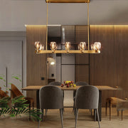 Elowen Linear Modern 8 lights Dining Room Chandelier