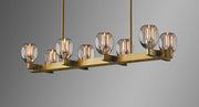 Elowen Linear Modern 8 lights Dining Room Chandelier