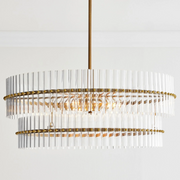 Molly Modern Glass Round Chandelier