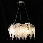 JC Liz Luxury Aluminum Chain Tassel Chandelier