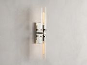 Fiora Modern Linear Glass Wall Sconces 2 Lights