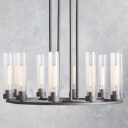 Fiora Modern Glass Round Chandelier