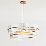 Molly Modern Glass Round Chandelier