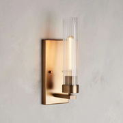 Fiora Modern Glass Wall Sconce 1 Light