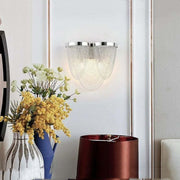 JC Aluminum Chain Tassel Wall Sconce