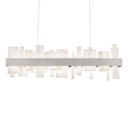 Alabaster Acropolis 46in LED Linear Chandelier