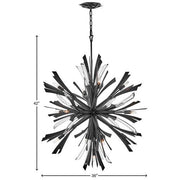 JC Bergamots 13 Lights  Chandelier 42"H