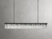 Gideon Crystal Rectangular Chandelier 60", 72"