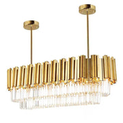 Natasha Modern Luxury Crystal Light Rod Chandelier