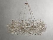 Eamon Crystal Flowers Creative Crown Chandelier 39", 48"