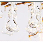 JC Teardrop Branch Raindrop Tree Crystal Chandelier