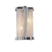 JC Ashley Aluminum Chain Tassel Wall Sconce