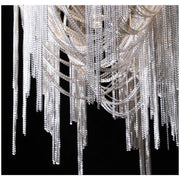 JC Liz Luxury Aluminum Chain Tassel Chandelier