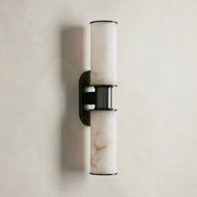 Harlin Alabaster 2-Light Wall Sconce