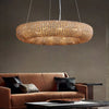 JC Halo Crystal Round LED Chandelier 41"