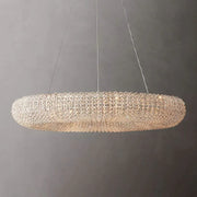 JC Halo Crystal Round LED Chandelier 41"