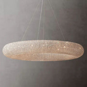 JC Halo Crystal Round LED Chandelier 59"