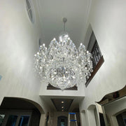 JC Extra Large European-style Multi-layers Candle Luxury Crystal Chandelier