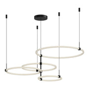 Bruni LED Chandelier Brushed Gold and Black