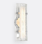 Willamette 16" LED Clear Fluted Glass Wall Sconce