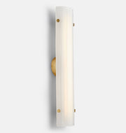 Willamette 28" LED Clear Fluted Glass Wall Sconce