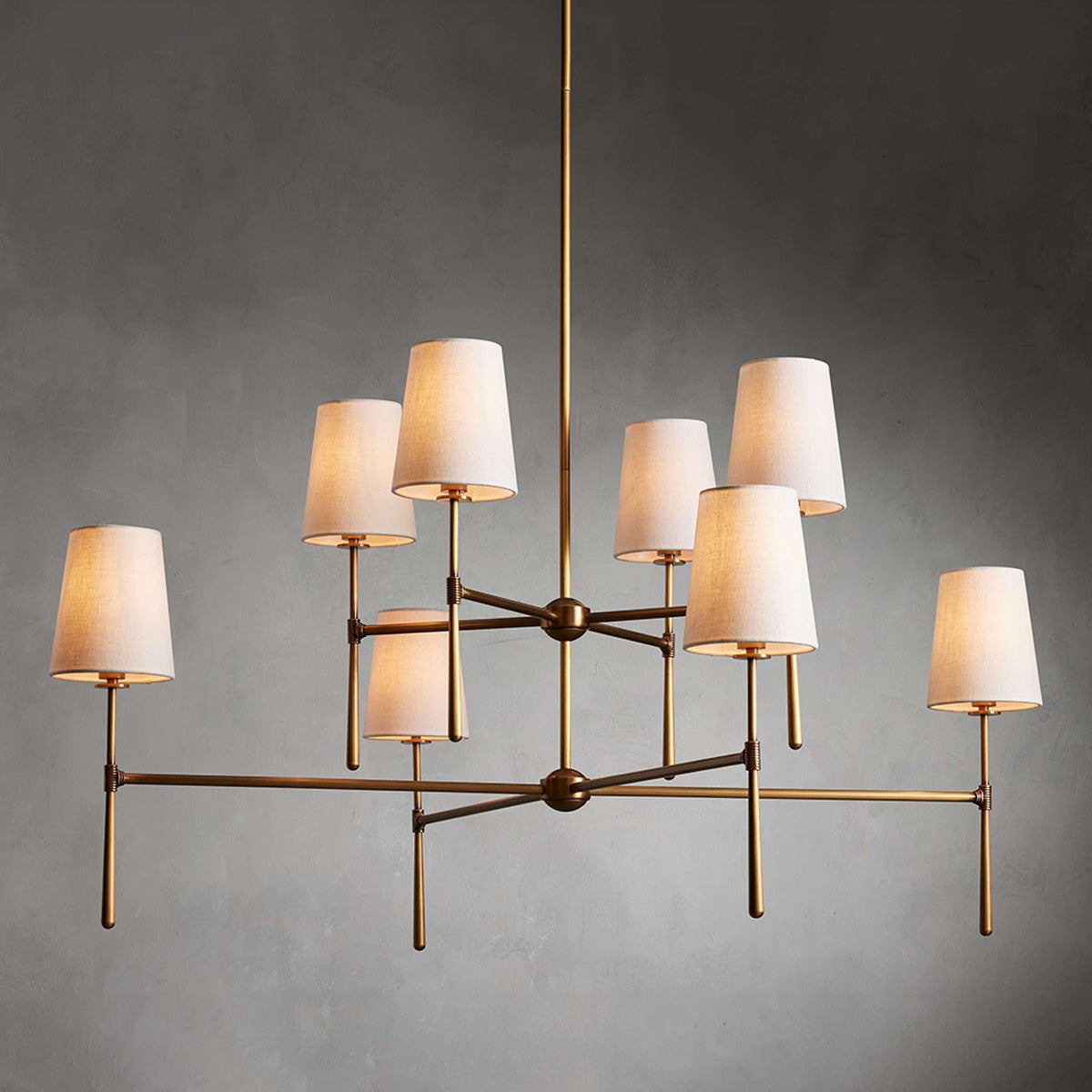 Rhodes 2-Tier Round Chandelier