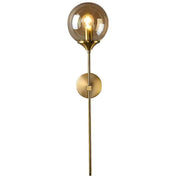 JC karen Post-modern strip brass ball sconce