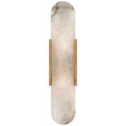 Kevin Koltin Melange Elongated Alabaster Wall Sconce  Kevinstudiolives Brass H 20'' 