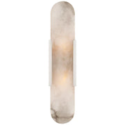 Kevin Koltin Melange Elongated Alabaster Wall Sconce  Kevinstudiolives Polished Nickel H 20'' 