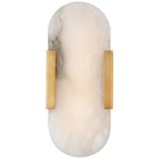 JC Lowell Melange Elongated Alabaster Wall Sconce 10"