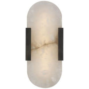 JC Lowell Melange Elongated Alabaster Wall Sconce 10"