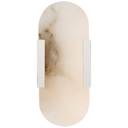 Kevin Koltin Melange Elongated Alabaster Wall Sconce  Kevinstudiolives Polished Nickel H 13.8'' 