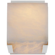 JC Alabaster Kelly  Square Flush Mount Wall Sconce Lamp 6"H