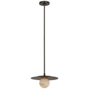 JC Alabaster Kelly Round Ball  Pendant  Lamp 12”