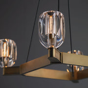 Elowen Circular Modern Chandelier 4 Lights