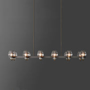 Galad Contemporary Crystal Linear Chandelier