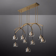 JC Mushroom Linear Chandelier 54"