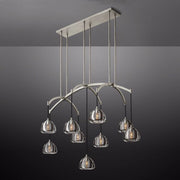 JC Mushroom Linear Chandelier 54"