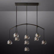 JC Mushroom Linear Chandelier 54"