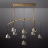 JC Mushroom Linear Chandelier 54"