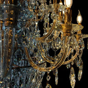 JC Extra Large European-style Multi-layers Candle Luxury Crystal Chandelier