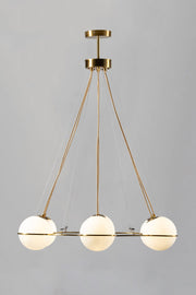 Orion Milk Glass Globe Chandelier