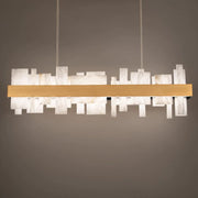 Alabaster LED Linear Chandelier - jchandelier