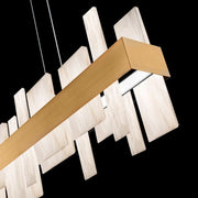 Alabaster LED Linear Chandelier - jchandelier