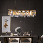 JC French Classicm Series K9 Crystal Round / Linear Chandelier