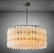 Chiaravalle Clear Glass Round Chandelier 37"47"62"