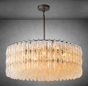 Chiaravalle Clear Glass Round Chandelier 37"47"62"