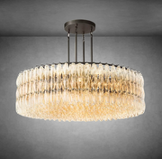 Chiaravalle Clear Glass Round Chandelier 37"47"62"