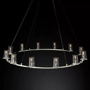 JC Kusea Glass Round Chandelier 60"